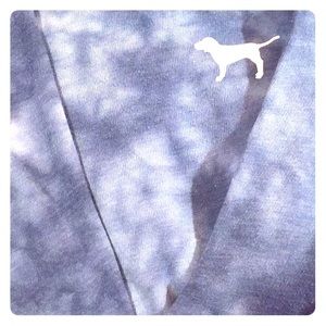 Xs Victoria secret pink blue/white long sleeve